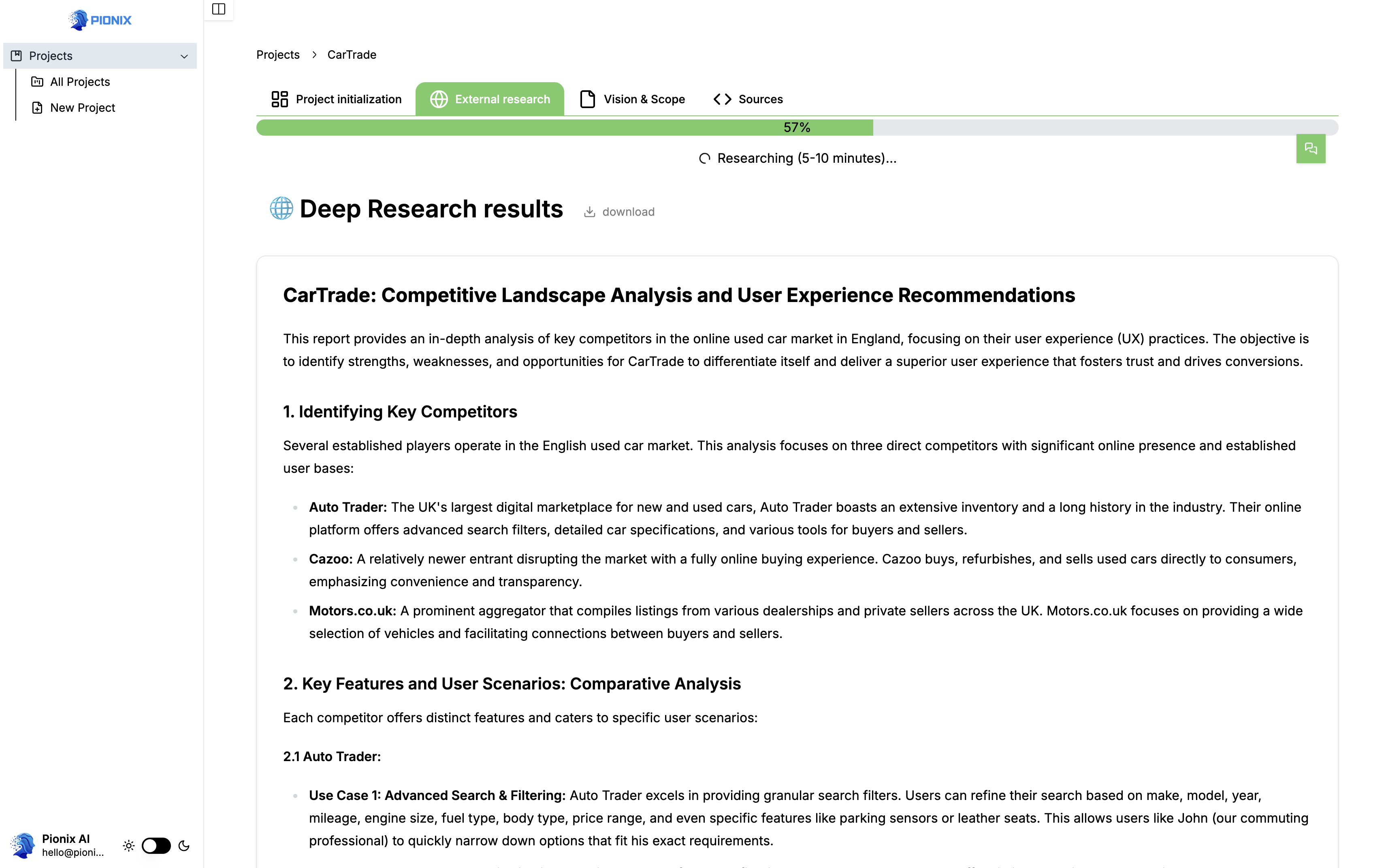 Deep Dive Research